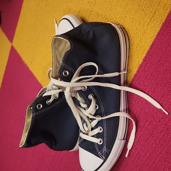 CONVERSE navy high tops - Picture 12 of 13